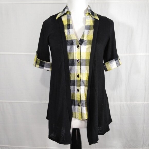 HEART SOUL Women Short Sleeve Shirt Size M - Picture 1 of 8